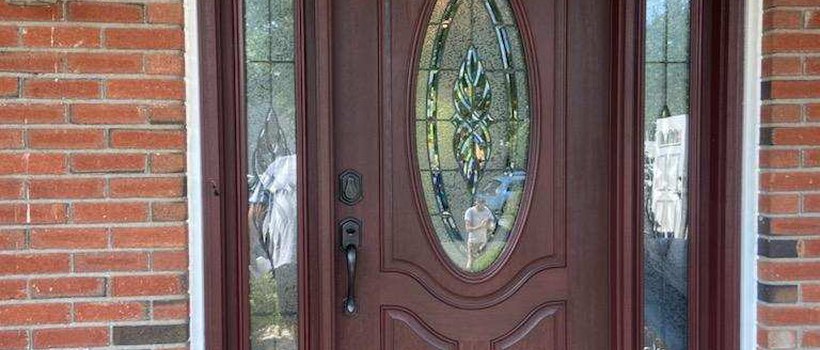ThermaTru Woodgrain Fiberglass Entry Door in Edison, NJ!
