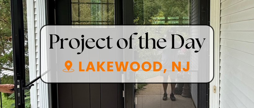 A Fresh Entrance: Lakewood, NJ ProVia Double Entry Door 