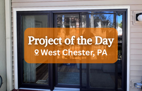 A Modern Sliding Door and Storm Door Update in West Chester, PA