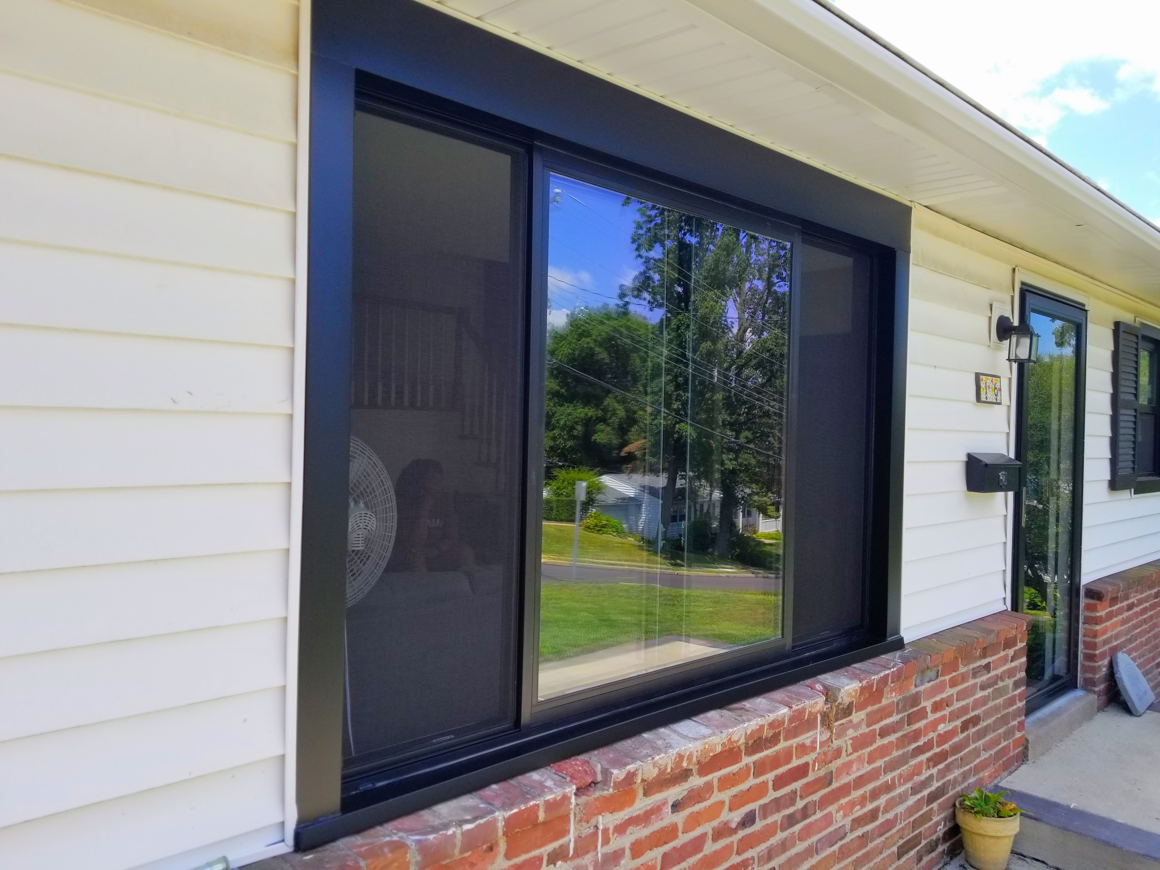 Black Andersen Windows Made Classic Home Look Trendy