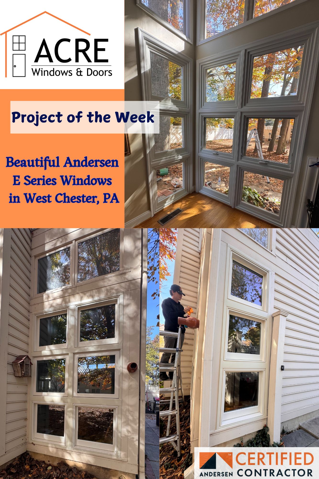 Project of the Week: Stunning Wall of Windows with Andersen E-Series in ...